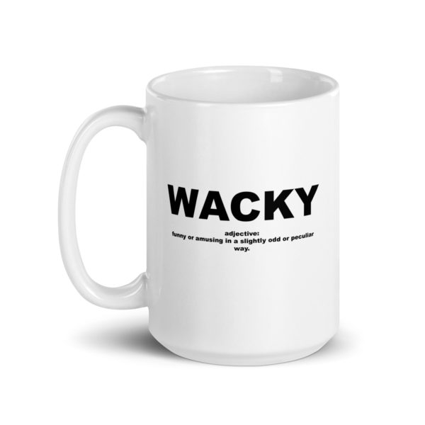 WACKY White glossy mug - Image 5