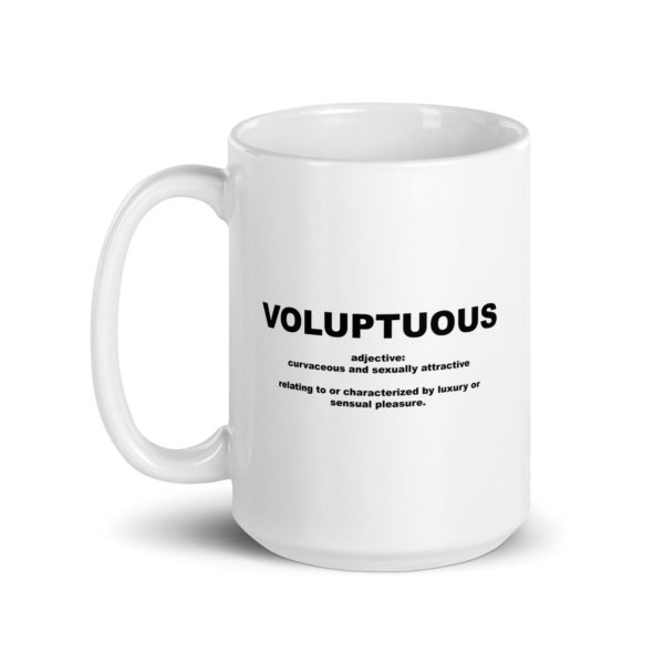 VOLUPTUOUS White glossy mug - Image 5