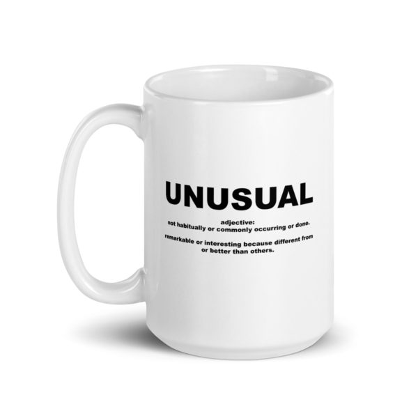 UNUSUAL White glossy mug - Image 5