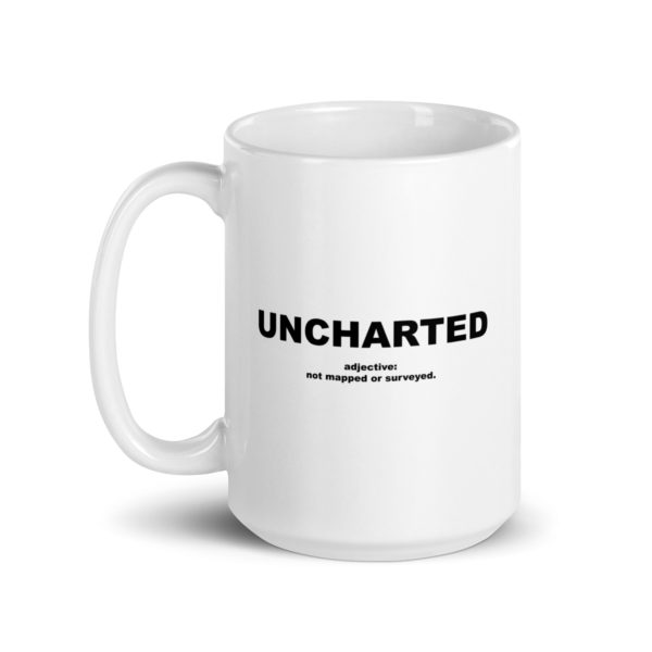 UNCHARTED White glossy mug - Image 5