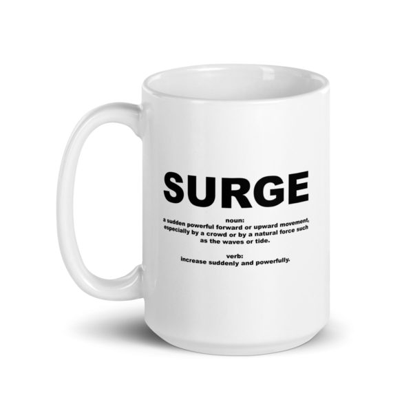 SURGE White glossy mug - Image 5