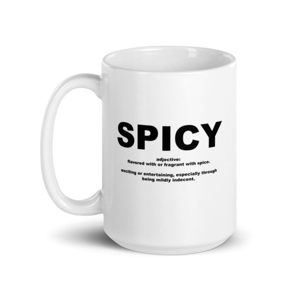 SPICY White glossy mug - Image 5