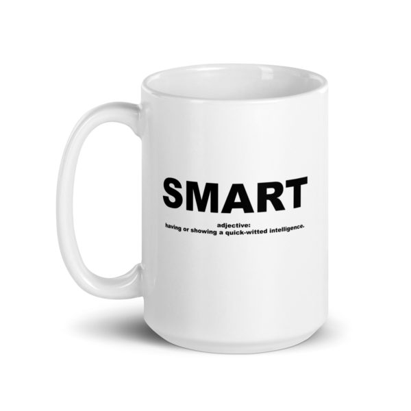 SMART White glossy mug - Image 5