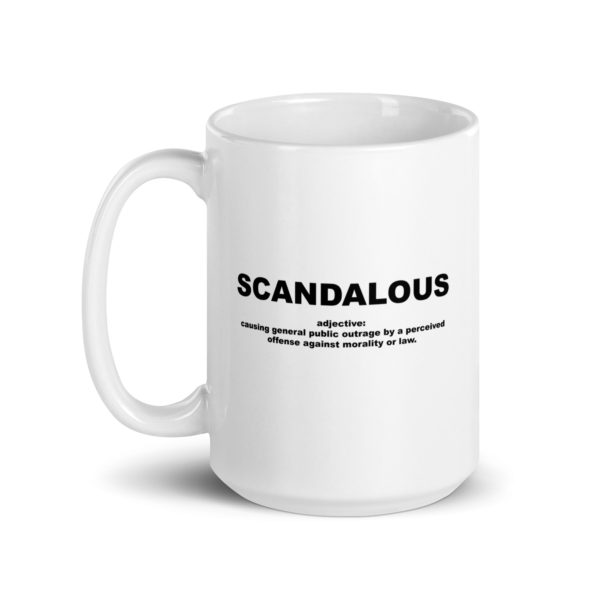 SCANDALOUS White glossy mug - Image 5