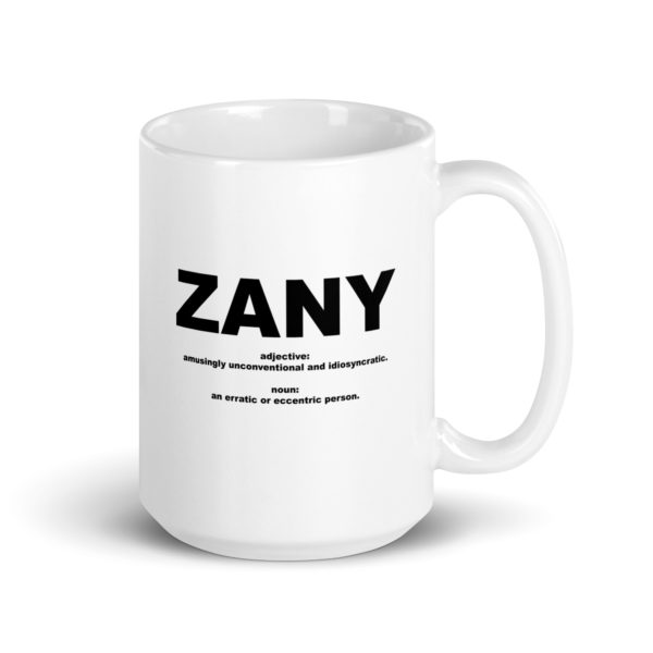 ZANY White glossy mug - Image 4