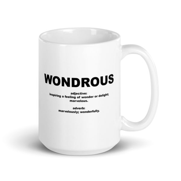 WONDROUS White glossy mug - Image 4