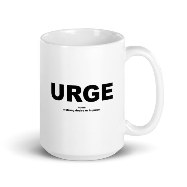 URGE White glossy mug - Image 4