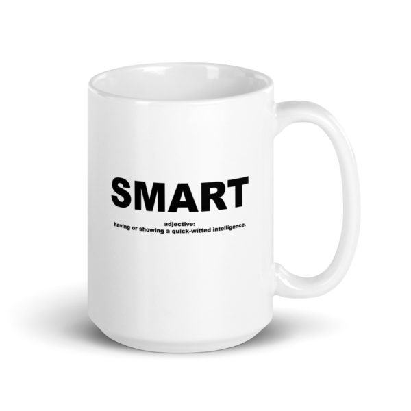 SMART White glossy mug - Image 4