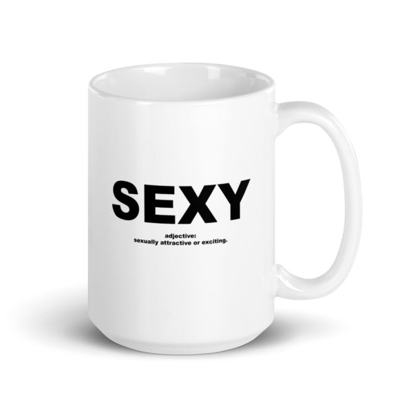 SEXY White glossy mug - Image 4