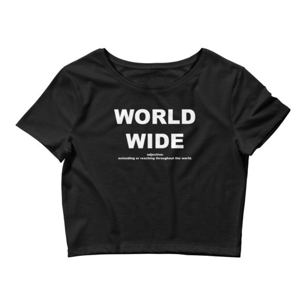 WORLD WIDE Women’s Crop Tee