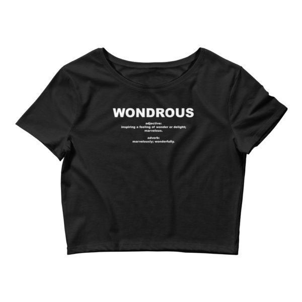 WONDROUS Women’s Crop Tee