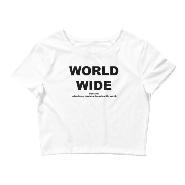 WORLD WIDE Women’s Crop Tee