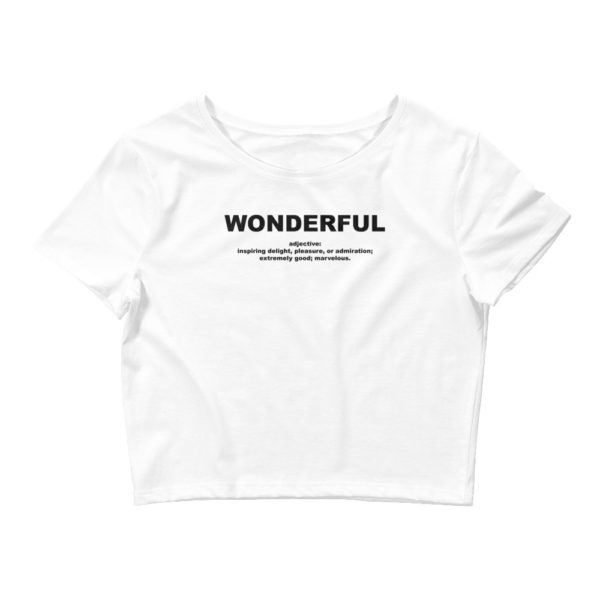 WONDERFUL Women’s Crop Tee