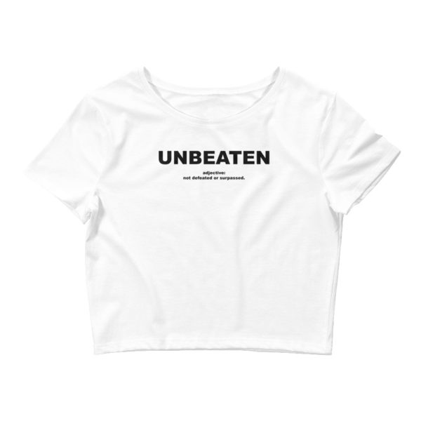 UNBEATEN Women’s Crop Tee