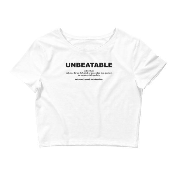 UNBEATABLE Women’s Crop Tee